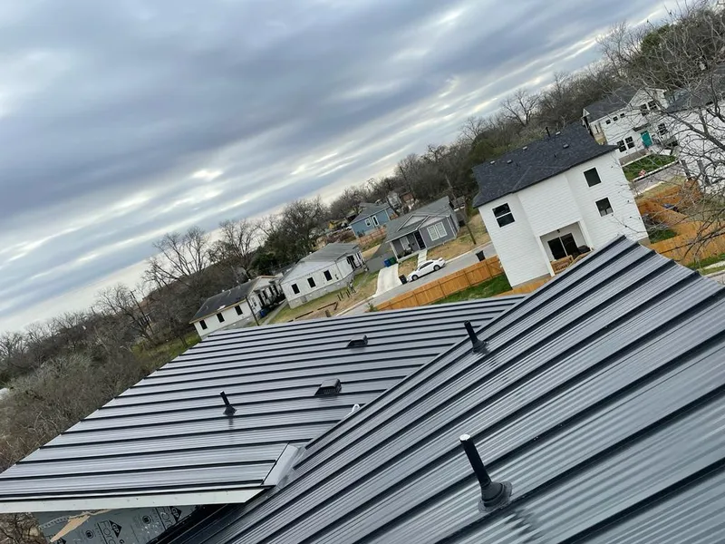 Standing seam metal roof panels with vents for Skylight Repair in Rio Grande City